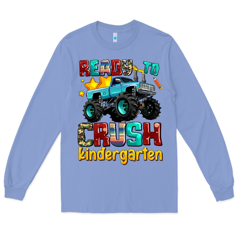 Ready To School Crush Kindergarten Long Sleeve Tee by AdoDesignShop | Teevron