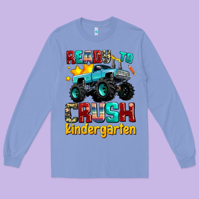 Ready To School Crush Kindergarten Long Sleeve Tee Designed By Adodesignshop