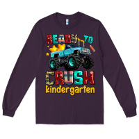 Plum ready to school crush kindergarten Long Sleeve Tee - AdoDesignShop