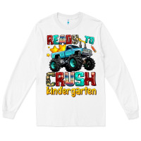 White ready to school crush kindergarten Long Sleeve Tee - AdoDesignShop