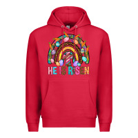 Cardinal He Is Risen Rainbow Premium Hoodie - BundleAndBundleShop