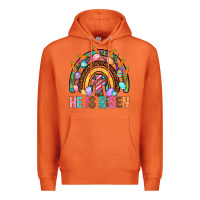 He Is Risen Rainbow Premium Hoodie | Teevron