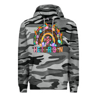 Slate Camo He Is Risen Rainbow Premium Hoodie - BundleAndBundleShop