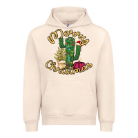 Sandshell Merry Christmas Cactus Urban Hoodie - Bettercallsaul