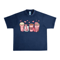 Navy mother's day floral coffee cups Urban Heavy Tee - Zillion Design Studio