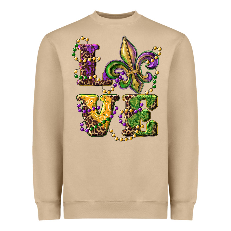 Love Fleur De Lis Heavyweight Sweatshirt by RanaPortraitStore | Teevron