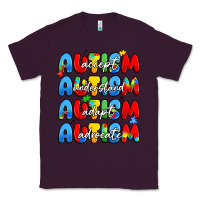 Plum autism accept understand adopt advocate Classic Tee - JahusDesignShop