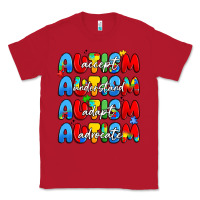 Red autism accept understand adopt advocate Classic Tee - JahusDesignShop