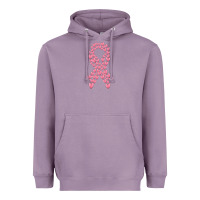 Lavender breast cancer ribbon Heavyweight Hoodie - MaliasSmallBusiness