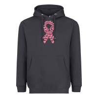 Smoke breast cancer ribbon Heavyweight Hoodie - MaliasSmallBusiness