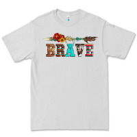 Dove Grey brave and aztec wood sunflower with arrow Premium Tee - Artiststas