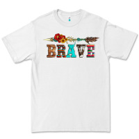 White brave and aztec wood sunflower with arrow Premium Tee - Artiststas