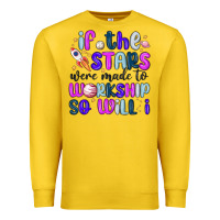 Lemon if the stars were made to worship so will i Premium Sweatshirt - MaliasSmallBusiness