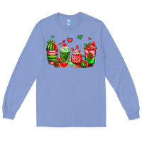 Colony Blue watermelon coffee cups Long Sleeve Tee - AdoDesignShop