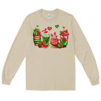 Watermelon Coffee Cups Long Sleeve Tee | Teevron