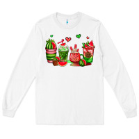 White watermelon coffee cups Long Sleeve Tee - AdoDesignShop