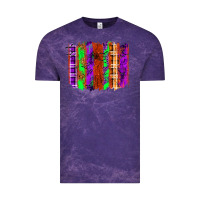 Cloud Purple Halloween Brushstrokes Vintage Tee - texasbilliewilder