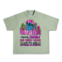 Oil Green ohana means family Urban Heavy Tee - Zillion Design Studio