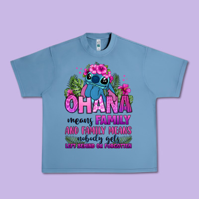 Ohana Means Family Urban Heavy Tee Designed By Zillion Design Studio