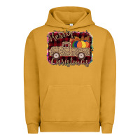 Pigment Peanut Butter Merry Christmas Truck Urban Hoodie - Bettercallsaul