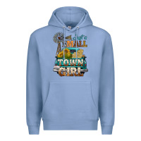 Colony Blue Just A Small Town Girl Windmill Premium Hoodie - BundleAndBundleShop
