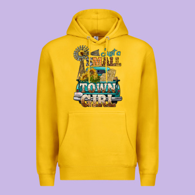 Just A Small Town Girl Windmill Premium Hoodie Designed By Bundleandbundleshop