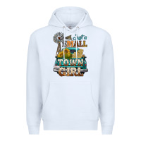 White Just A Small Town Girl Windmill Premium Hoodie - BundleAndBundleShop