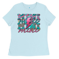 Baby Blue racing mini Ladies Tee - AdoDesignShop