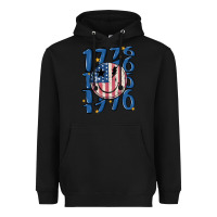 Black 1776 Heavyweight Hoodie - MaliasSmallBusiness