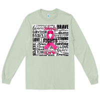 Matcha breast cancer nobody fights alone Long Sleeve Tee - JahusDesignShop