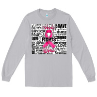 Moon Dust breast cancer nobody fights alone Long Sleeve Tee - JahusDesignShop