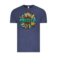 Vintage Denim blessed sunflower Vintage Tee - RanaPortraitStore