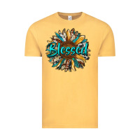Vintage Mustard blessed sunflower Vintage Tee - RanaPortraitStore