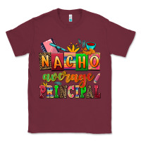 Burgundy nacho average principal Classic Tee - AdoDesignShop