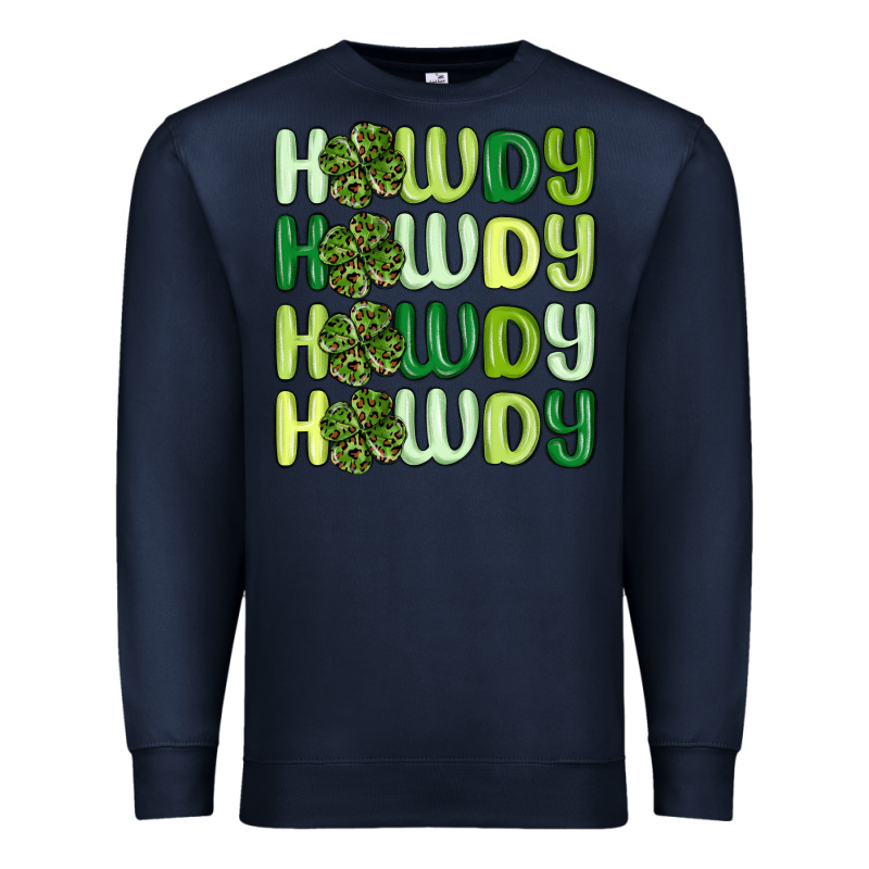 Howdy St Patrick S Day Premium Sweatshirt by MaliasSmallBusiness | Teevron