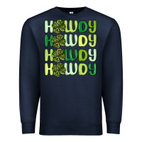 Navy howdy st patrick s day Premium Sweatshirt - MaliasSmallBusiness