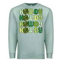 Seafoam howdy st patrick s day Premium Sweatshirt - MaliasSmallBusiness