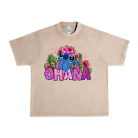 French Oak ohana stitch Urban Heavy Tee - Zillion Design Studio