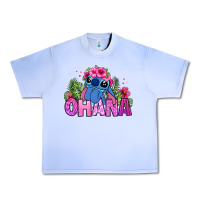 Grape Ice ohana stitch Urban Heavy Tee - Zillion Design Studio