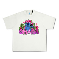 Pistachio ohana stitch Urban Heavy Tee - Zillion Design Studio