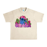 Sandshell ohana stitch Urban Heavy Tee - Zillion Design Studio