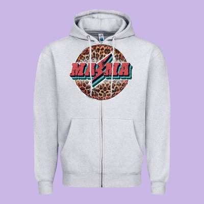 Mama Zipper Hoodie Designed By Jahusdesignshop