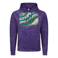 Cloud Purple turquoise glitter background Vintage Hoodie - JahusDesignShop