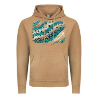 Vintage Camel turquoise glitter background Vintage Hoodie - JahusDesignShop