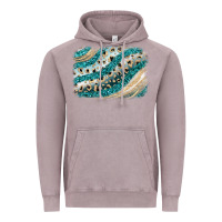 Vintage Zinc turquoise glitter background Vintage Hoodie - JahusDesignShop