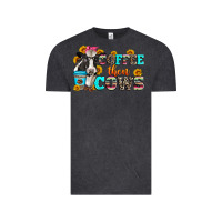 Vintage Black coffee then cows Vintage Tee - Zillion Design Studio