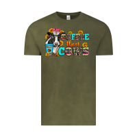 Vintage Olive coffee then cows Vintage Tee - Zillion Design Studio