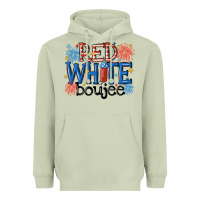 Matcha red white boujee Heavyweight Hoodie - MaliasSmallBusiness
