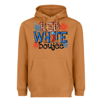 Meerkat red white boujee Heavyweight Hoodie - MaliasSmallBusiness