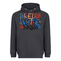 Red White Boujee Heavyweight Hoodie | Teevron